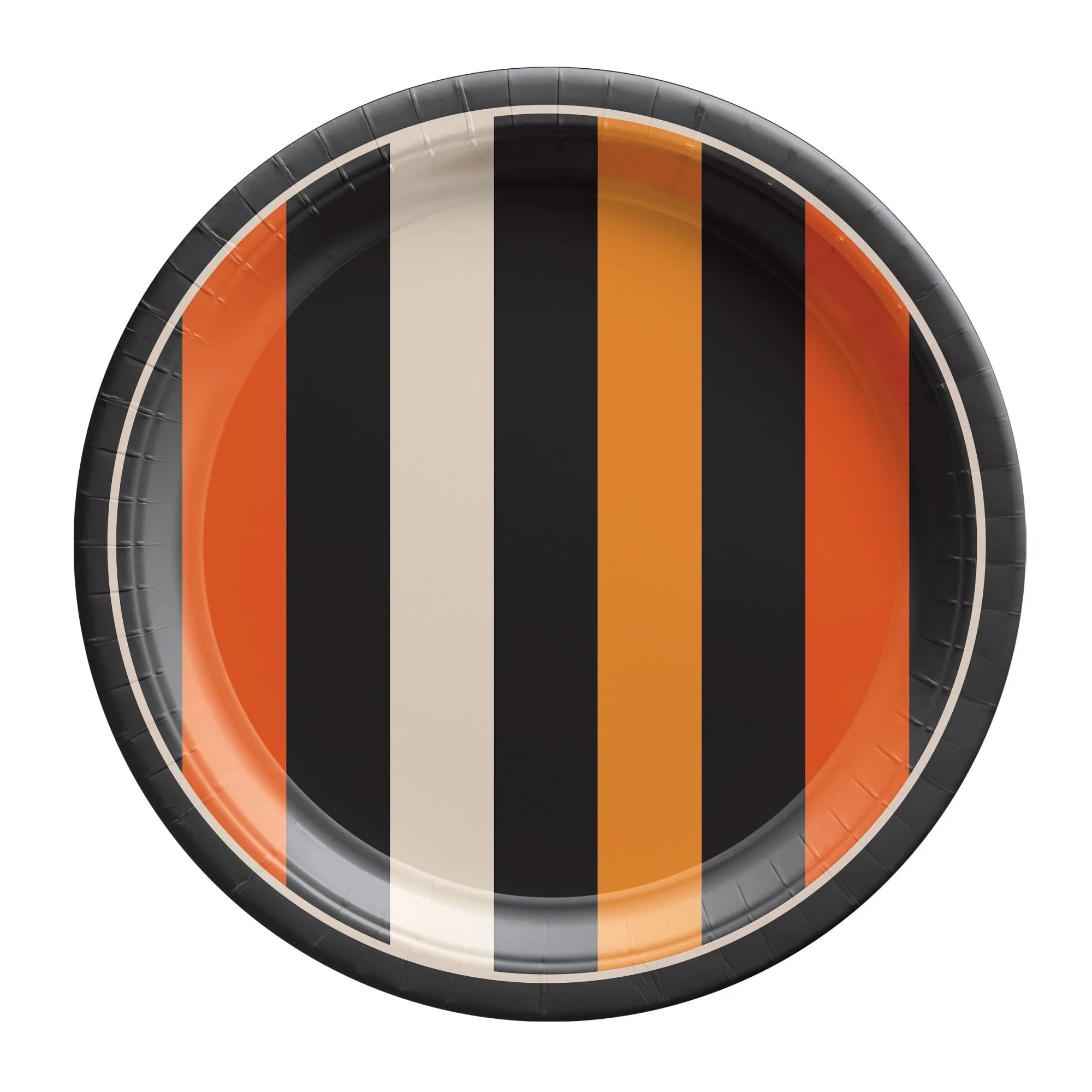Boo Bash Striped Lunch Plates, 9in, 8ct