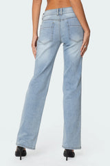 Avril Low Rise Bootcut Jeans